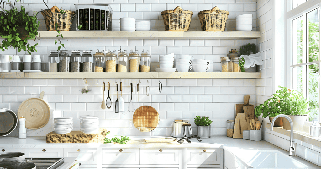 kitchen organization baskets