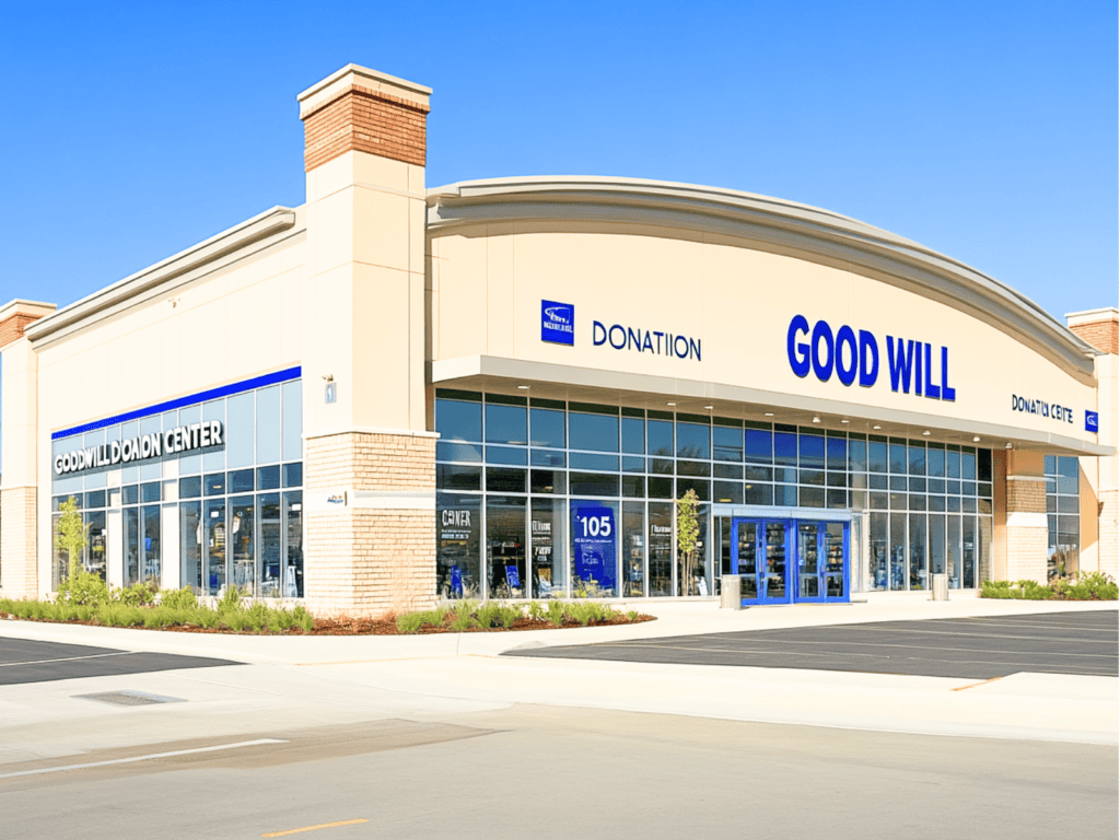 The outside of a Goodwill Donation building