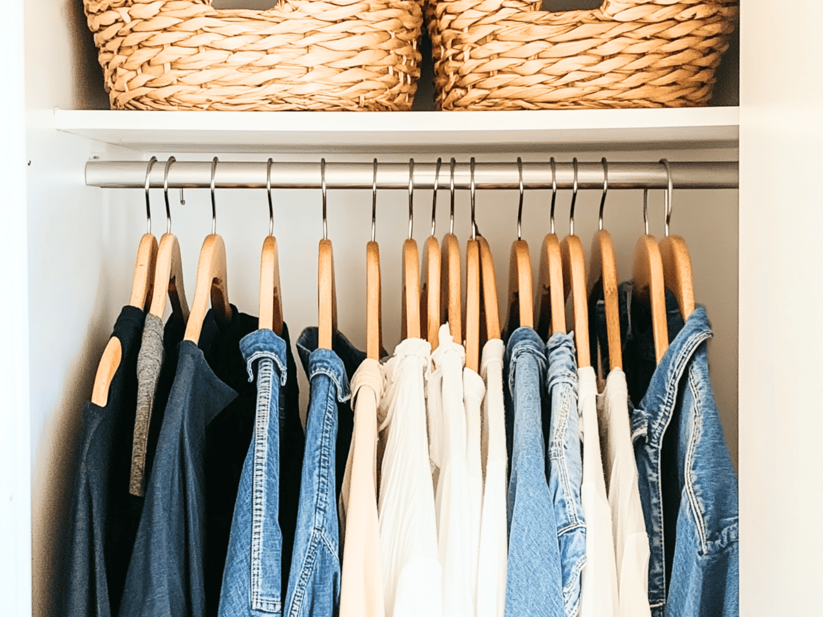 Photo inspiration: Wardrobe Organization Minimalist Reference: Minimalist Closet Challenge Transform Your Wardrobe And Simplify Your Life