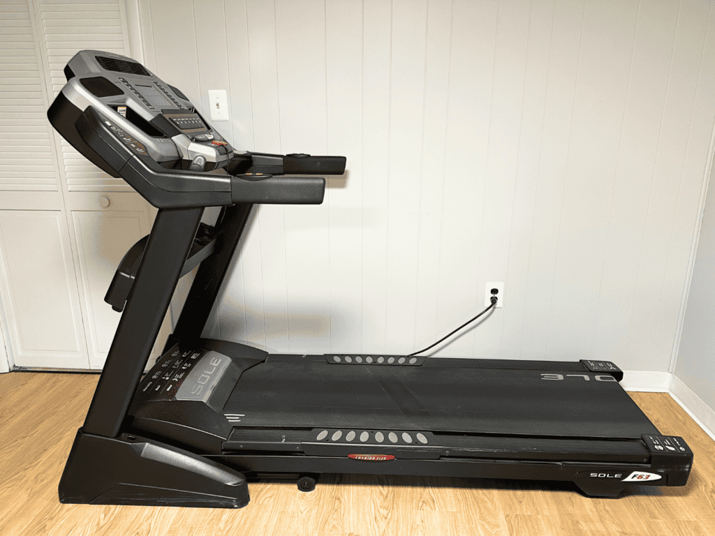 My treadmill in my home gym