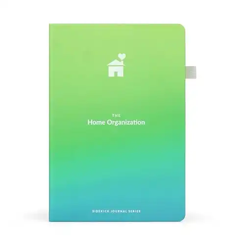 The Home Organization Sidekick Journal by Habit Nest. A Step-by-Step Guide to Declutter, and Organize your Home. Coaches you through Decluttering your Home, Room by Room.