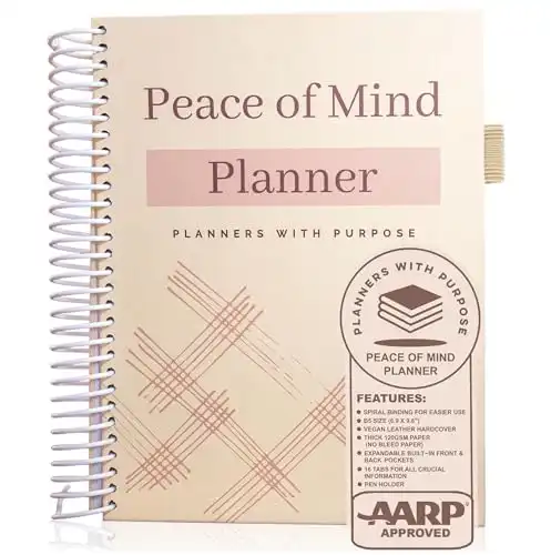 Planners with Purpose End of Life Planner Guided Final Arrangements When I m Gone Workbook Organizer Notebook for Beneficiary Info, Will Preparation, Last Wishes, Funeral Planning &#8211...