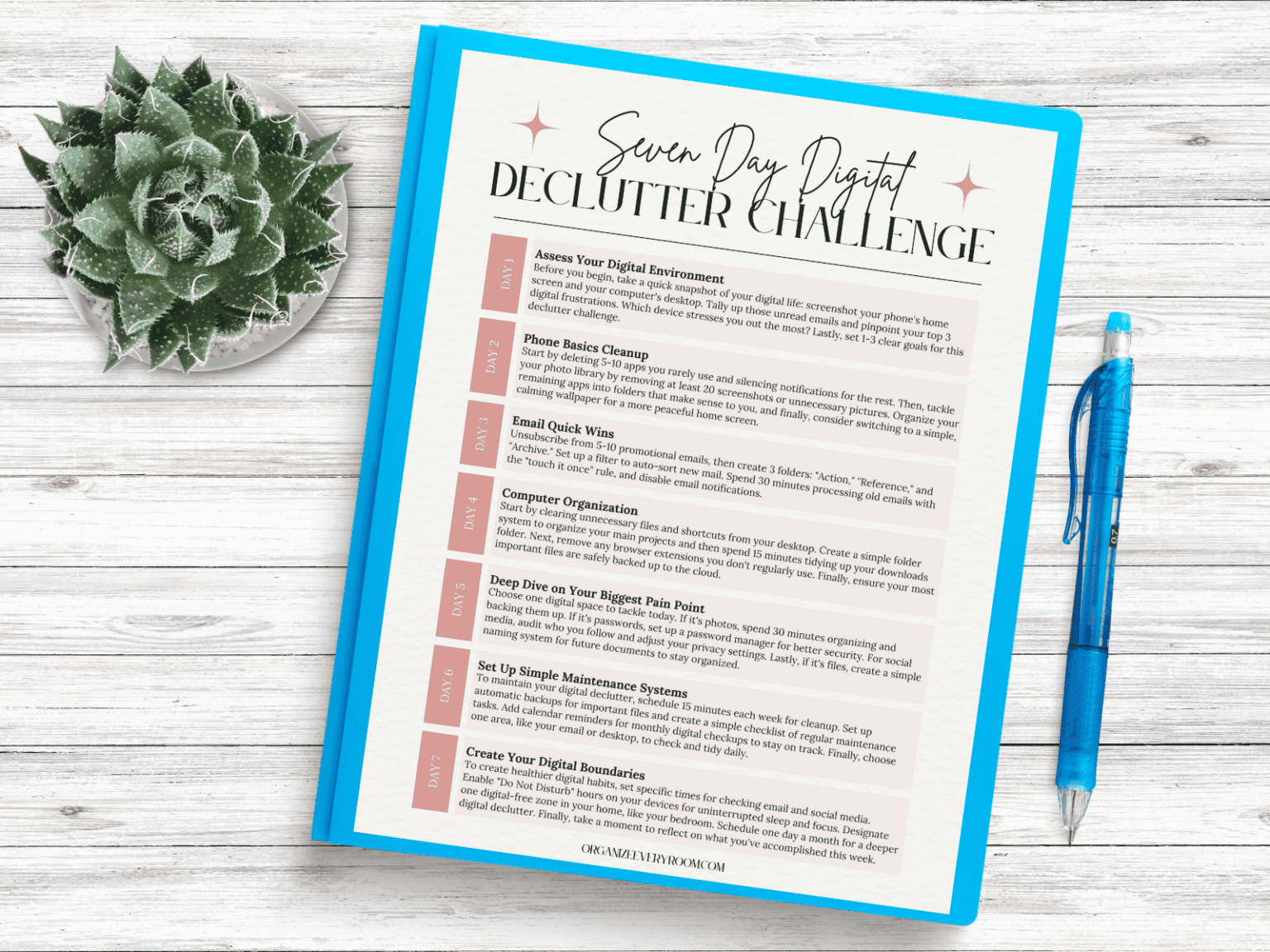 Digital Declutter Checklist: Organize Your Phone, Email, and Computer ...