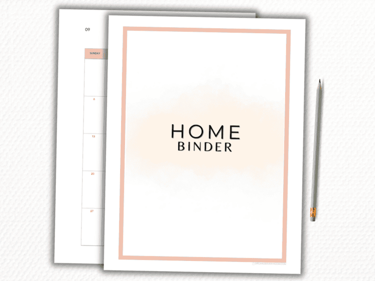 Ultimate Home Binder With Free Printables! - Organize Every Room