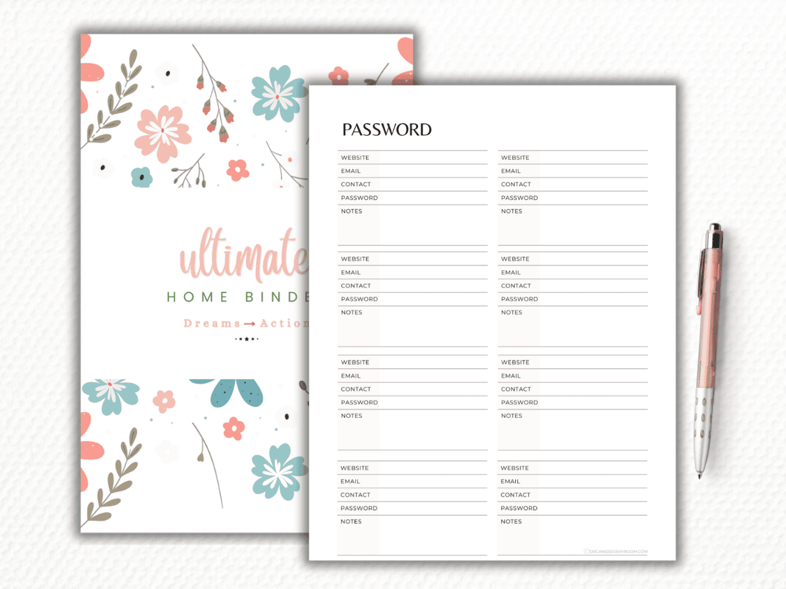 Ultimate Home Binder With Free Printables! - Organize Every Room